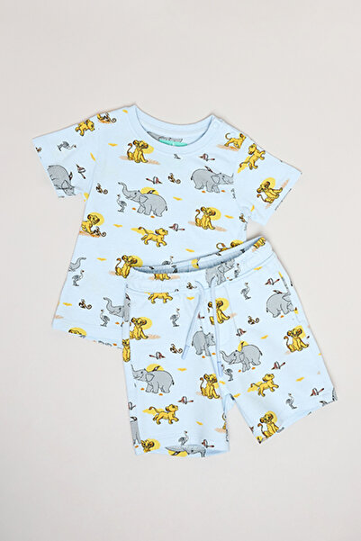 R&B Printed T-Shirt and Shorts Set