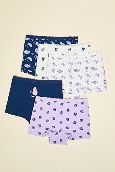 R&B 5 Pack Printed Boyshorts