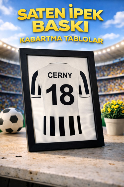 Siyah Beyaz Forma Tablo Siyah Ahşap Çerçeveli Saten İpek Baskı Kabartma Tablolar