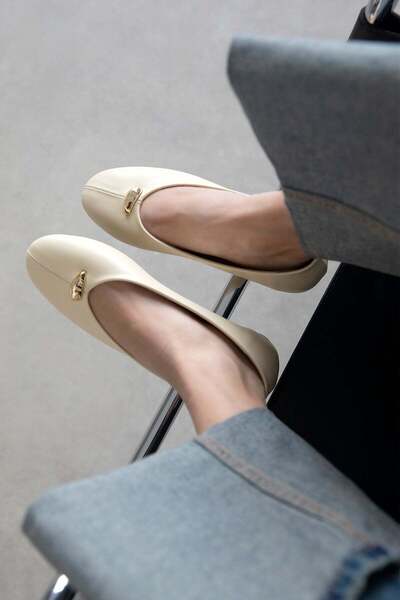 STRASWANS Μπαλαρίνες - Κίτρινο - Casual