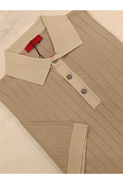 Sarar Κοντομάνικο polo - Μπεζ - Σφιχτό