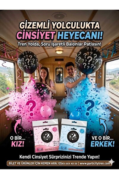 Bp Bizden Pastacılık Cinsiyet Partisi Balonu - İçi Konfetili Büyük Boy Siyah ...