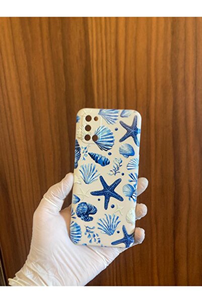 Newon OPPO A72 DENİZ KABUĞU OKYANUS BASKILI İÇİ KADİFE SİLİKON TELEFON KILIFI