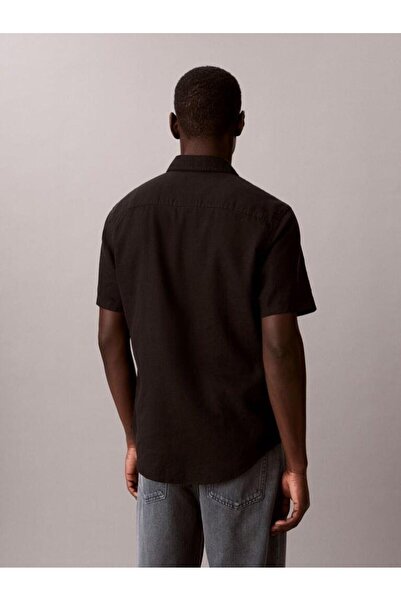 Calvin Klein SS SOLID CAUSAL LINEN CLASSIC SH