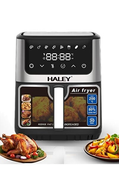 HALEY Air Fryer 7L 2000W Large Capacity Digital Touch Oil Free Cooker Fast Co...