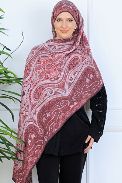 Oxygen Scarfs Mirşah Pattern Cotton Silk Shawl 469-021 – V-1