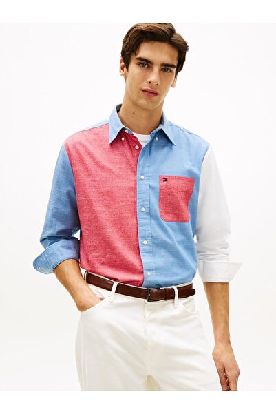 Tommy Hilfiger CHAMBRAY BLOCKING CLASSIC FIT