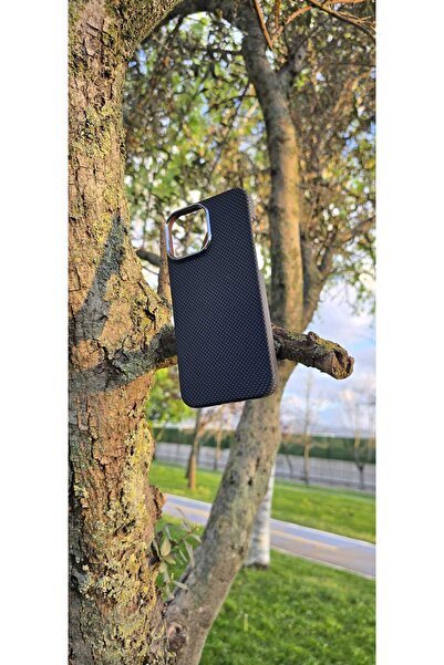 F CASE iPhone 16 Pro Uyumlu Magsafe Hafif Karbon Siyah Renkli Kaplama Kılıf