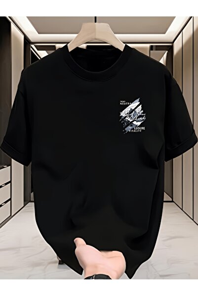 yiou trendy clothing تي شيرت جينسيركو ميني بتصميم مطبوع عصري وعالي الجودة بمق...