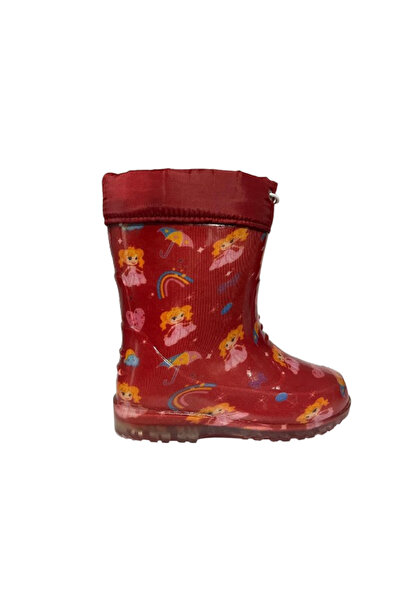 Ayder Waterproof Children's Rain Boots with Plush Inside, Plastic Boots