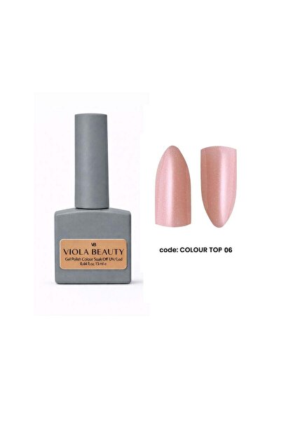 VB VIOLA BEAUTY COLOR TOP COAT -13ML ( Kalıcı Oje İşlemleri İçin Renkli Top C...