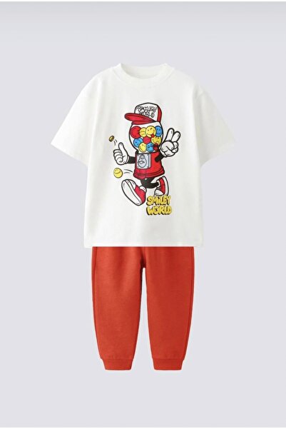 lumikids Smiley Printed Double Daily Set