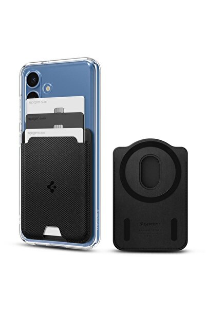 Spigen Πορτοφόλι Urban Fit MagSafe, μαύρο - σειρά Samsung Galaxy S25