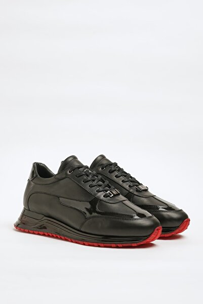 Cophy Model Genuine Combination Leather Imported Sole Sneaker Shoes