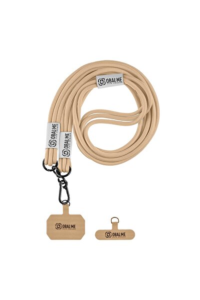 OBAL:ME NeckTag Τριπλό Κορδόνι για Κινητό Τηλέφωνο Χακί