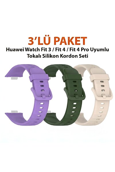 Dexmon Huawei Watch Fit 3 / Fit 4 / Fit 4 Pro / Fit 5 / Fit 5 Pro Uyumlu Toka...