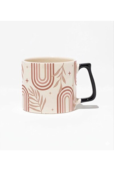 baskigo.com Bohemian Patterned Ceramic Mug – Modern Design Coffee & Tea Cup