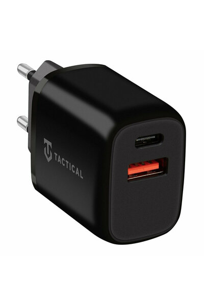Tactical Φορτιστής χωρίς καλώδιο με θύρα USB-A και θύρα USB-C, 20W Power Deli...