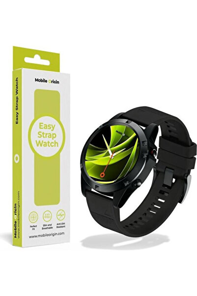 Mobile Origin Εύκολο Λουράκι Ρολογιού Garmin 22mm Μαύρο