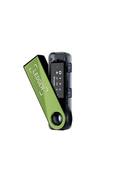 Ledger Νάνο Σ Πλας Οξιδέιτ Γκριν Ηλεκτρονικό Πορτοφόλι Κρυπτονομισμάτων