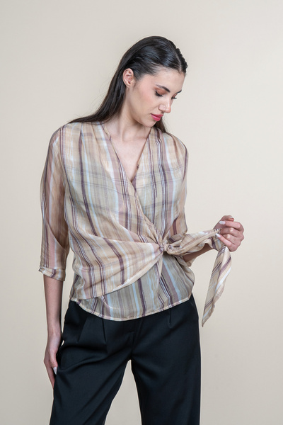 MissVina Μπλούζα - Πολύχρωμο - Στενή γραμμή