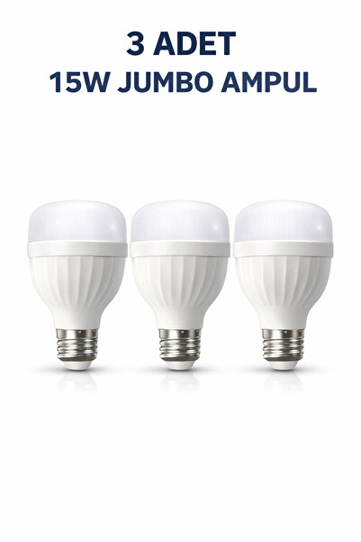 RBR 15W LED Ampul Beyaz Işık 6500K E27 Duy – Güçlü Aydınlatma Tasarruflu Led ...