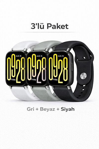 MMP SHOP Xiaomi Redmi Watch 5 Active / Watch 5 Lite Uyumlu 3'Lü Yumuşak Soft ...