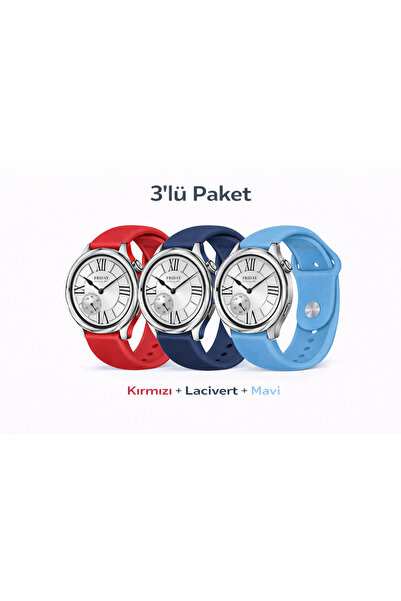 MMP SHOP Xiaomi Watch S4 / S3 / S2 / S2 Pro / S1 Active / S1 Uyumlu 3'Lü Yumu...