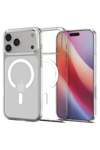 Spigen Υγρό Κρύσταλλο MagSafe, διαφανές λευκό - iPhone 17 Pro Max