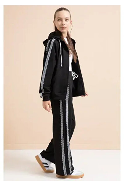 Pi Pengai Παιδική μαύρη φόρμα για κορίτσια