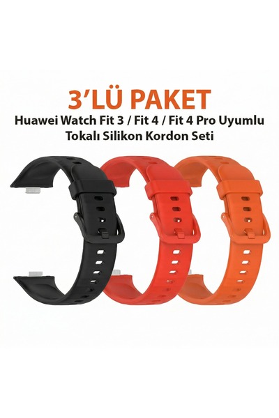 Dexmon Huawei Watch Fit 3 / Fit 4 / Fit 4 Pro / Fit 5 / Fit 5 Pro Uyumlu Toka...