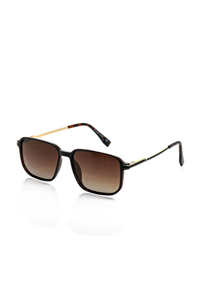 Le Miel Eyewear Square Metal Frame Polarized Unisex Sunglasses