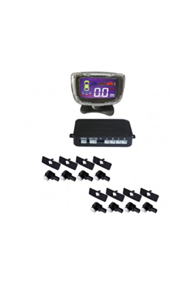 Xenon Bright Αισθητήρες στάθμευσης εμπρός και πίσω με 8 αισθητήρες και οθόνη ...