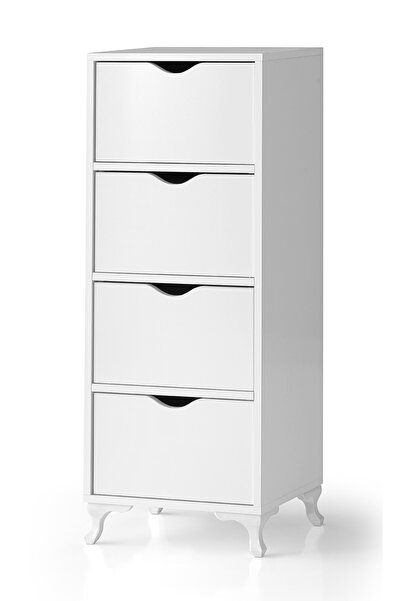 Erz Design 4 Çekmeceli Mutfak Kiler Çok Amaçlı Dolap Kurulum Gerektirmez