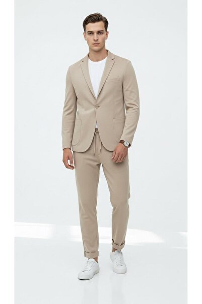 Plus Scorpion Pantaloni jogger pentru bărbați, cu un singur nasture, cu șiret...