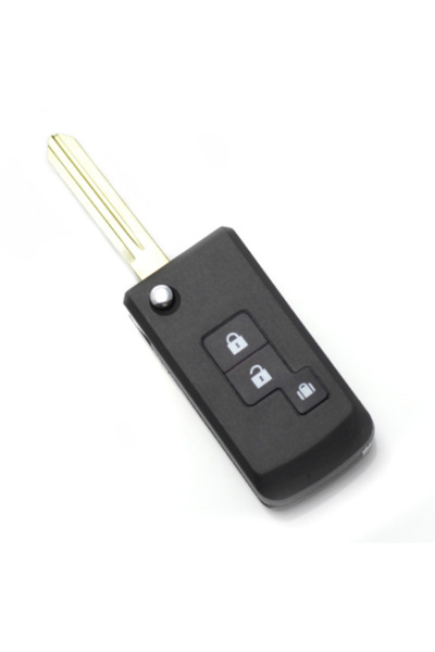 Xenon Bright Κέλυφος αναδιπλούμενου κλειδιού 2+1 κουμπιών (τροποποιημένο) για...