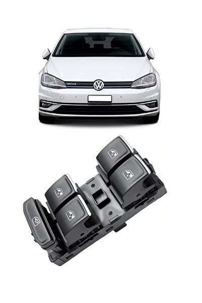 cme parts Vw Volkswagen Golf 7 2013-2020 Uyumlu Ön Sol Kapı Dörtlü Cam Açma D...