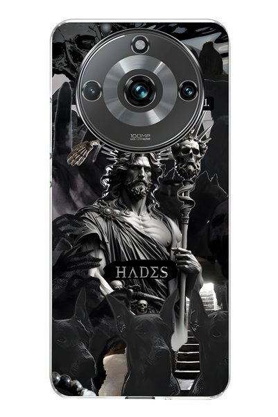 FLAMENKO حافظة هاتف شفافة بنمط أسطوري من Hades متوافقة مع Realme 11 Pro / 11 ...