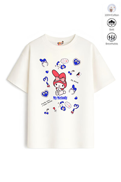 Belya Kids Wear Κοριτσίστικο μπλουζάκι Full Fit Mld Design 42 Oversize