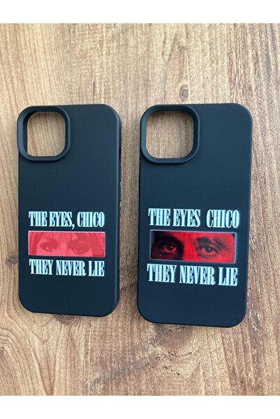 Newon İPHONE 15/15 SCARFACE TONY MONTANA ELVİRA BASKILI ÇİFT KILIFI(2 ADET KI...