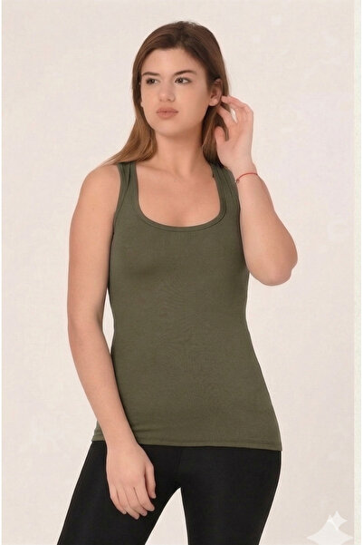 DISENTIS MODEST Χοντρό λουράκι Rambo Viscose Khaki Body