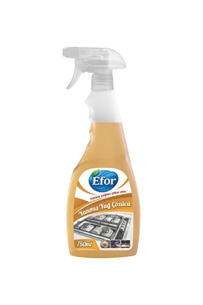 Efor Premium Yanmış Yağ Çözücü 750 ml | Güçlü Mutfak Temizleyici, Ocak ve Fır...