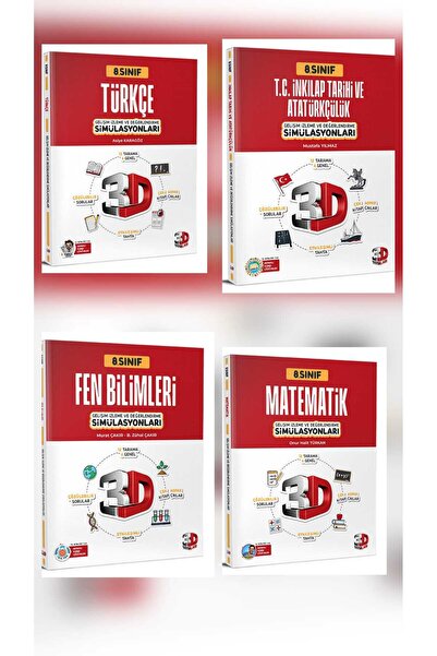 Çözüm Yayınları 3D LGS DENEME SETİ 2026 (4 LÜ SET )