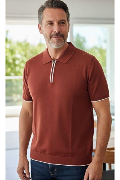 ADVANTE НОВ СЕЗОН МЪЖКА ТРИКОТАЖНА ТЕНИСКА С ПОЛО ЯКА И ЦИП