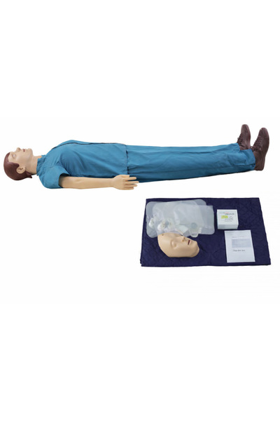EgeAnatomi Maketleri Yetişkin Tam Boy CPR Mankeni - Yetişkin CPR Maketi