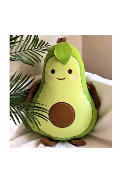Generic Brand Pernă drăguță pufoasă cu avocado, decorațiune de pluș dulce și ...