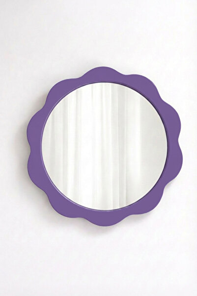 Ortakçı Design Core - Modern Dalgalı Çerçeve Ayna | Dekoratif MDF Ayna