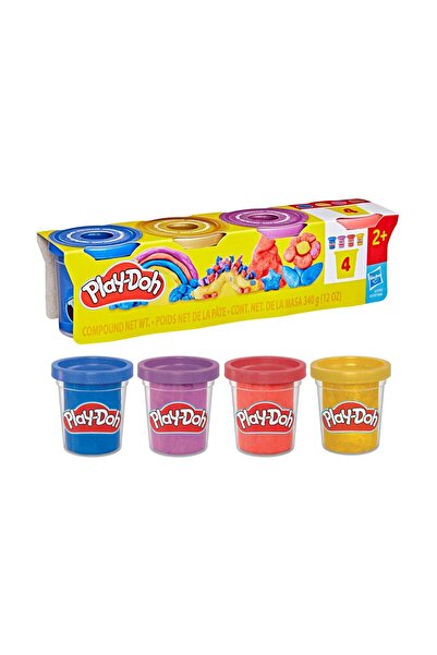 Hasbro Play-Doh Ειδική Μαρμελάδα Χρώματα με Λάμψη και Μεταλλικό Εφέ 4 τεμάχια...