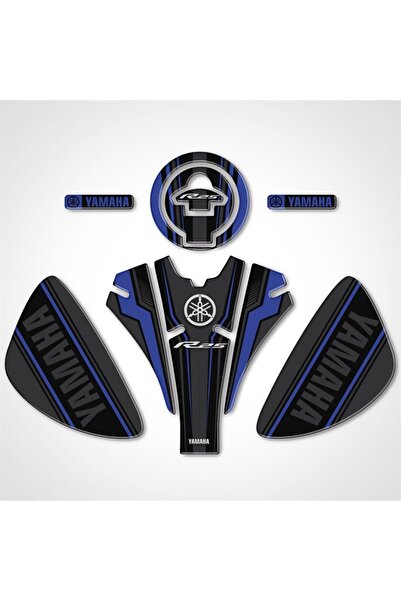 Redline Grafik Redlinegrafik Yzf R25 Uyumlu Tank Pad Set Mavi-Siyah