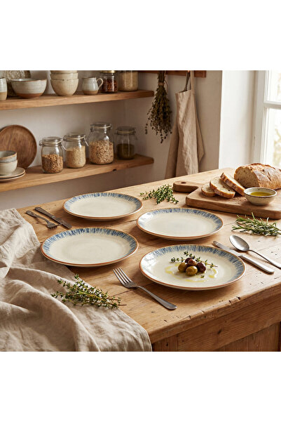 Güral Porselen Enternasyonal Tide 4-Piece Serving Plate 25 cm 64311